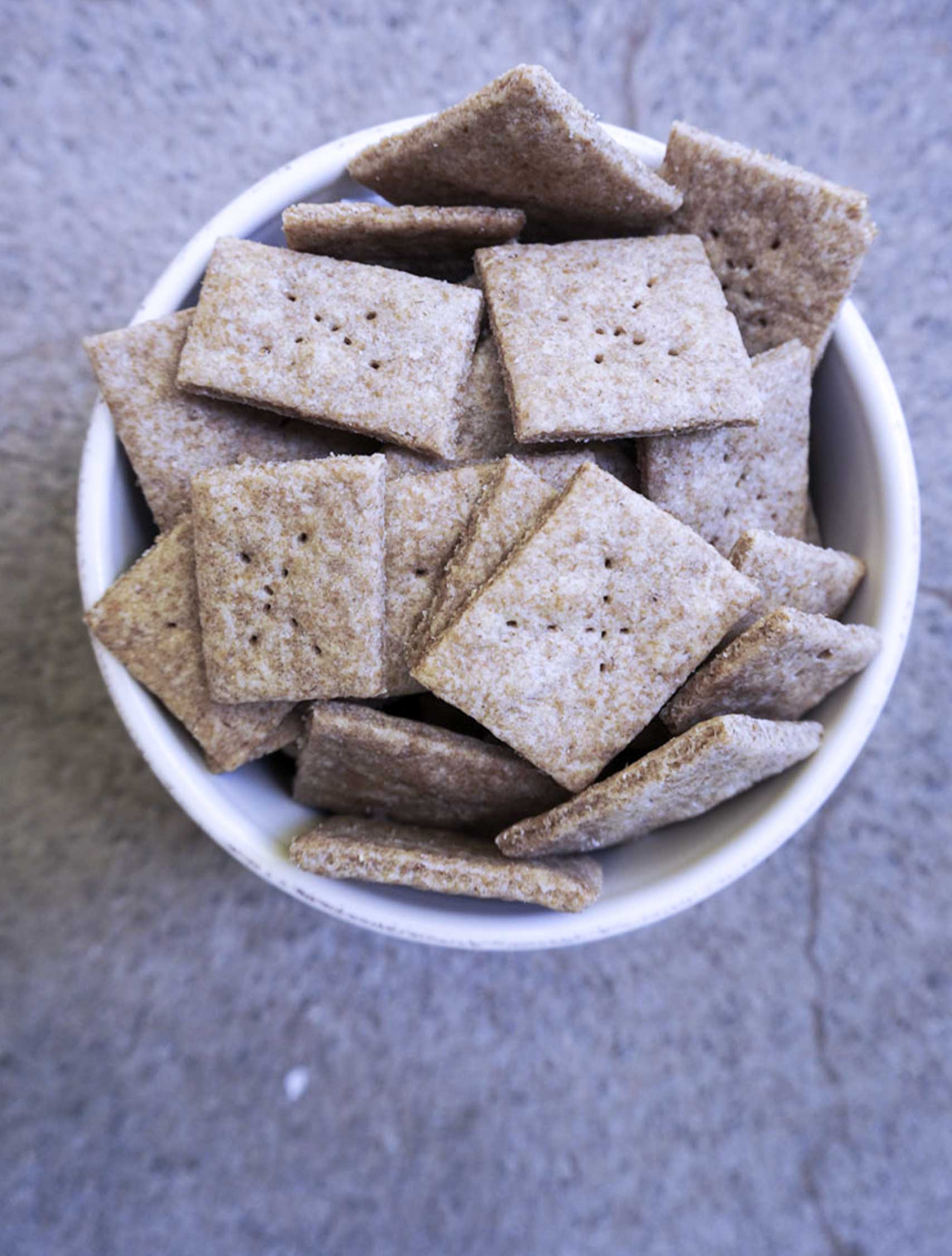 Whole Wheat Sourdough Butter Crackers With Discard