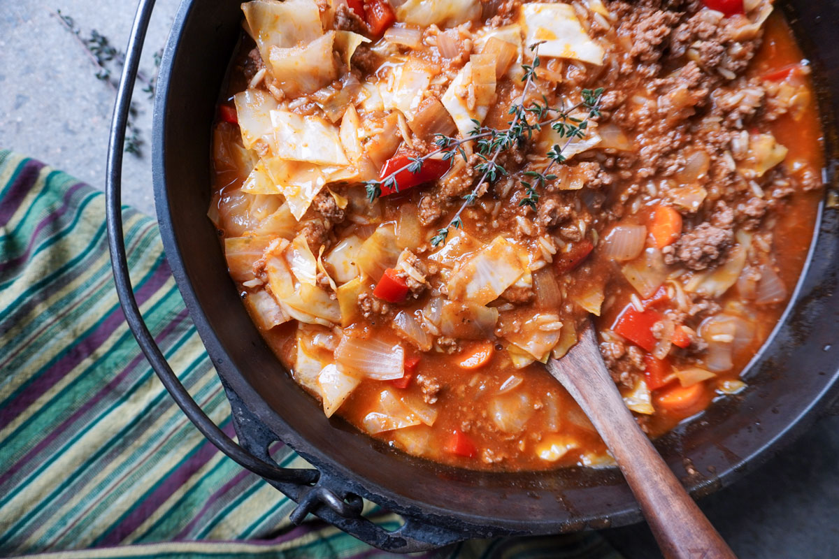 Hearty Beef And Cabbage Soup Recipe