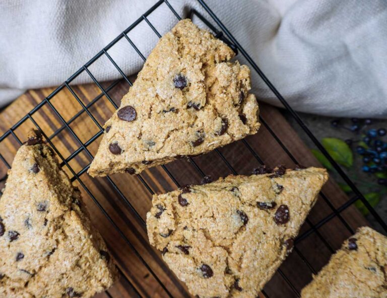 The Best Chocolate Chip Scones With Fresh Milled Flour
